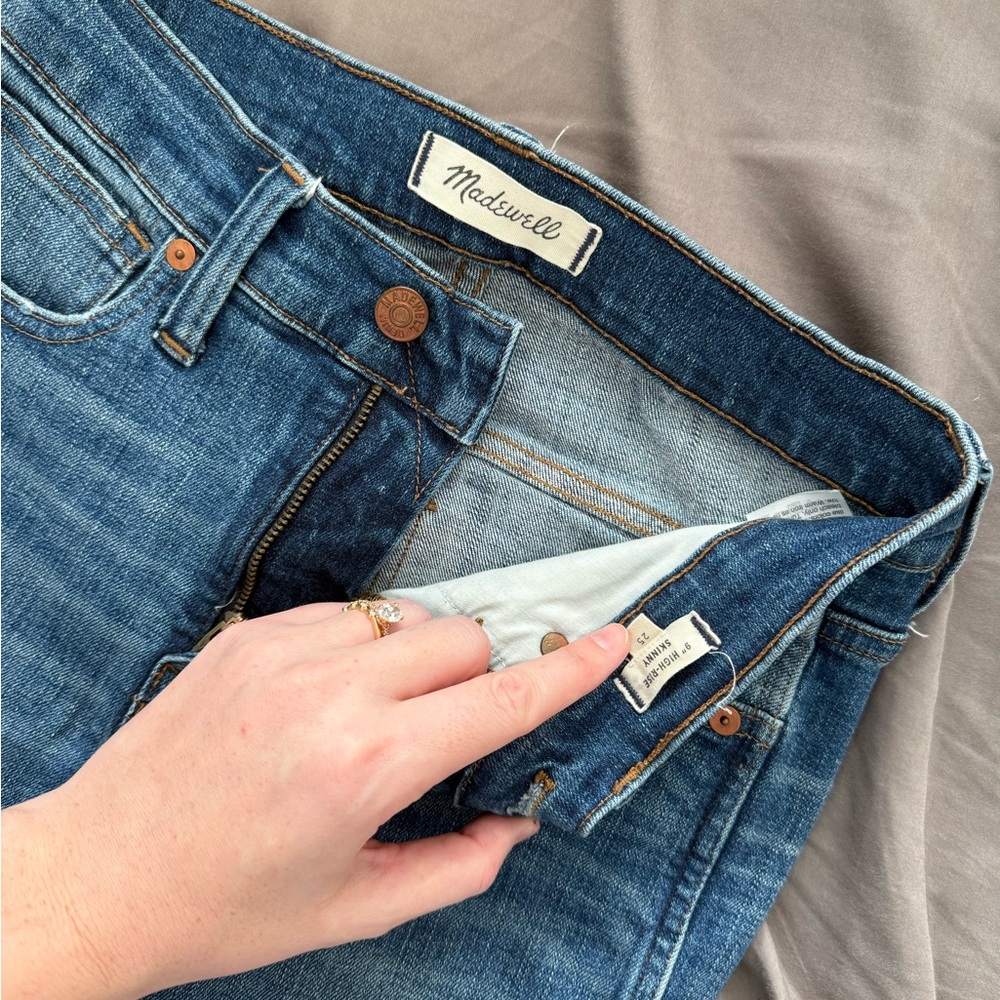 Madewell high rise skinny jean